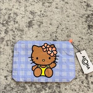 Aloha Collection Hello Kitty Palaka Small Pouch NWT